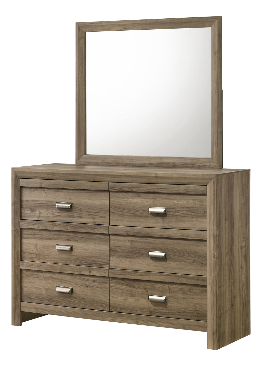 Contemporary Style Six Drawers Storage Dresser