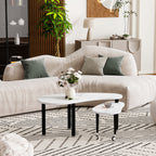 Contemporary Rotatable Cocktail Table