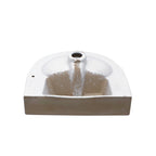 16"x14" Wall-Mounted Ceramic Bathroom Sink