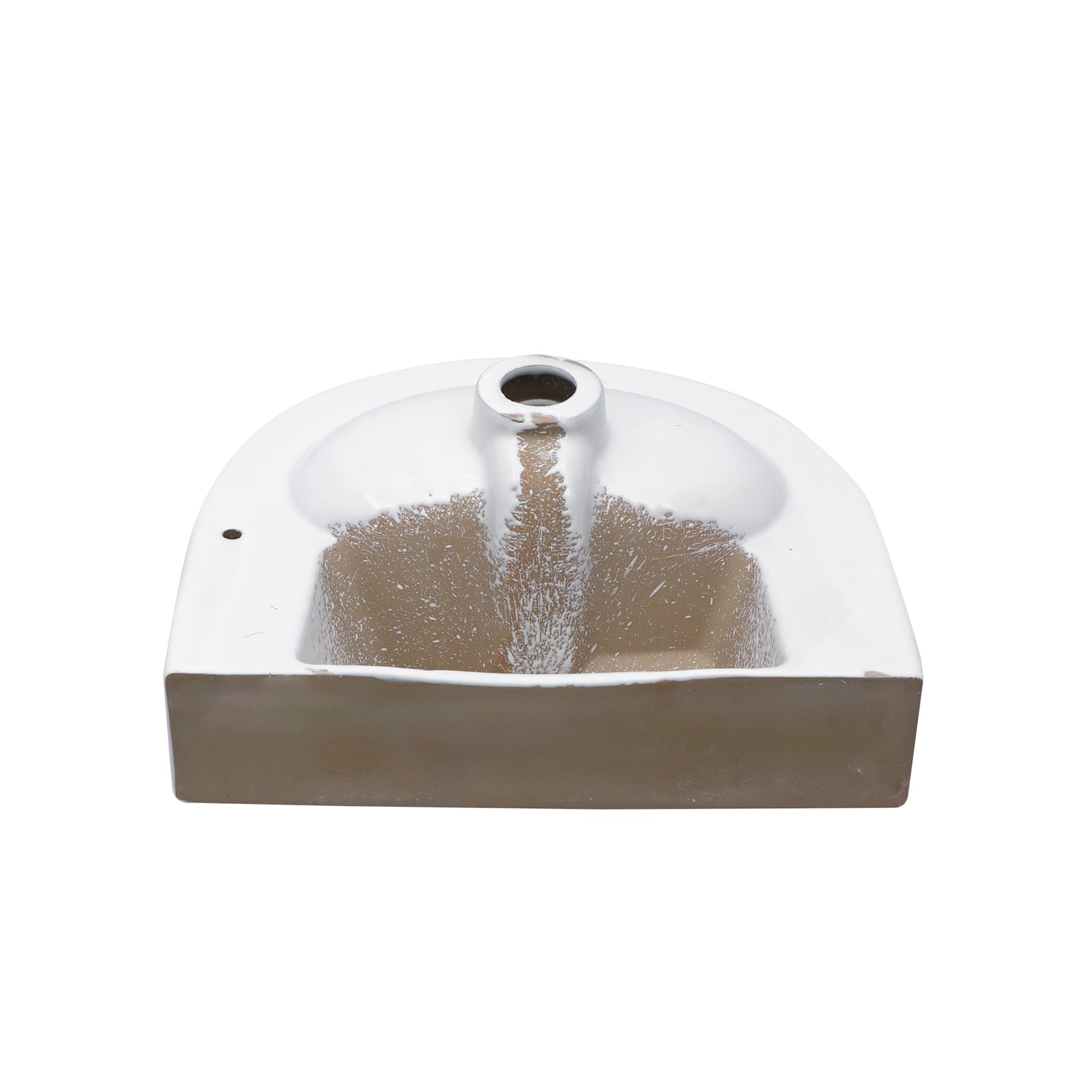 16"x14" Wall-Mounted Ceramic Bathroom Sink