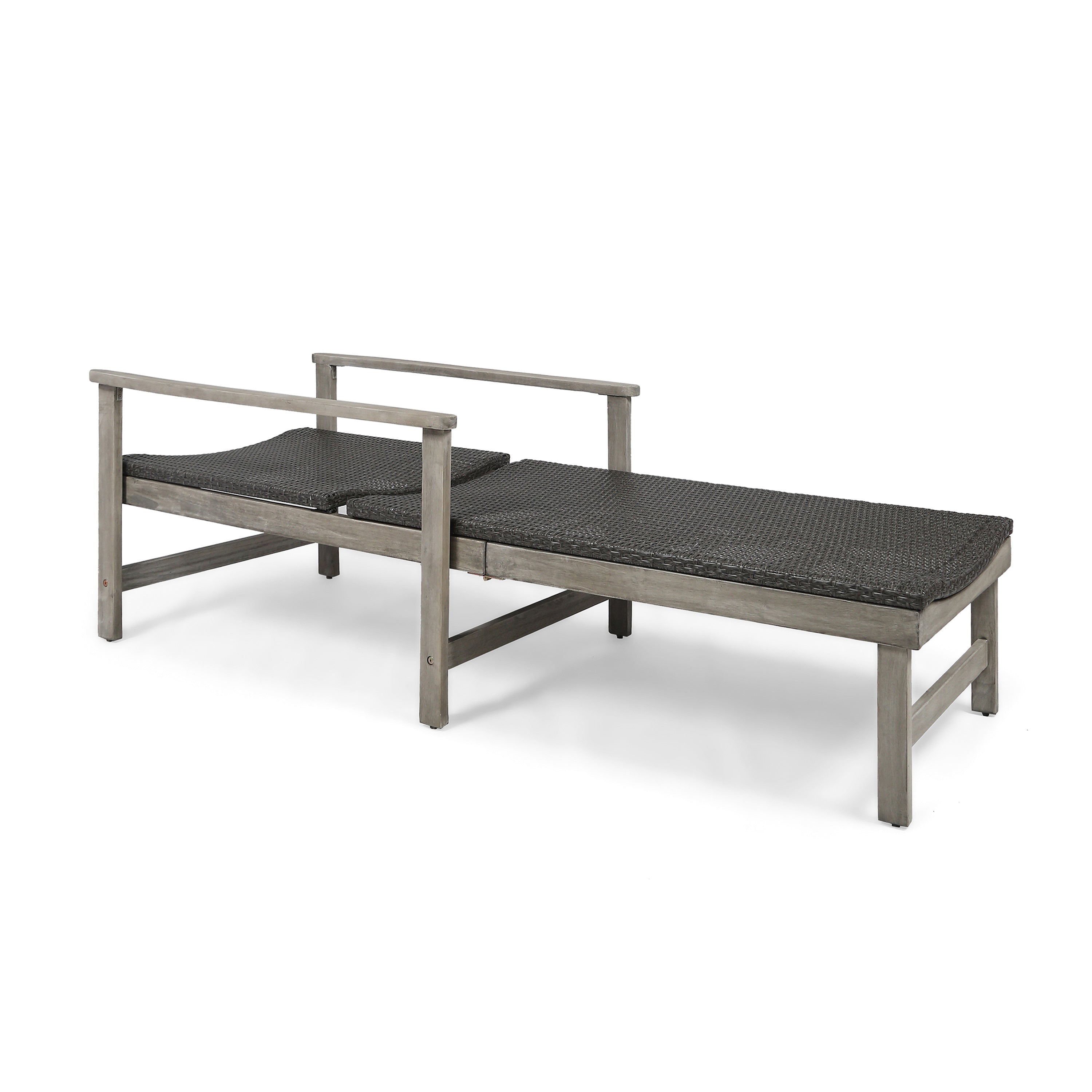 The Solgräns™ Adjustable Acacia Chaise Lounge
