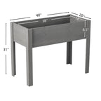 40-Inch Raised Garden Bed with Legs