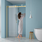 48"W x 76"H Single-Slide Shower Door