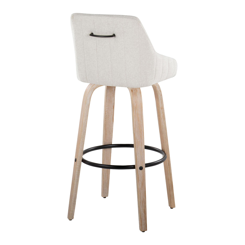 30" Fixed-Height Barstool with Swivel