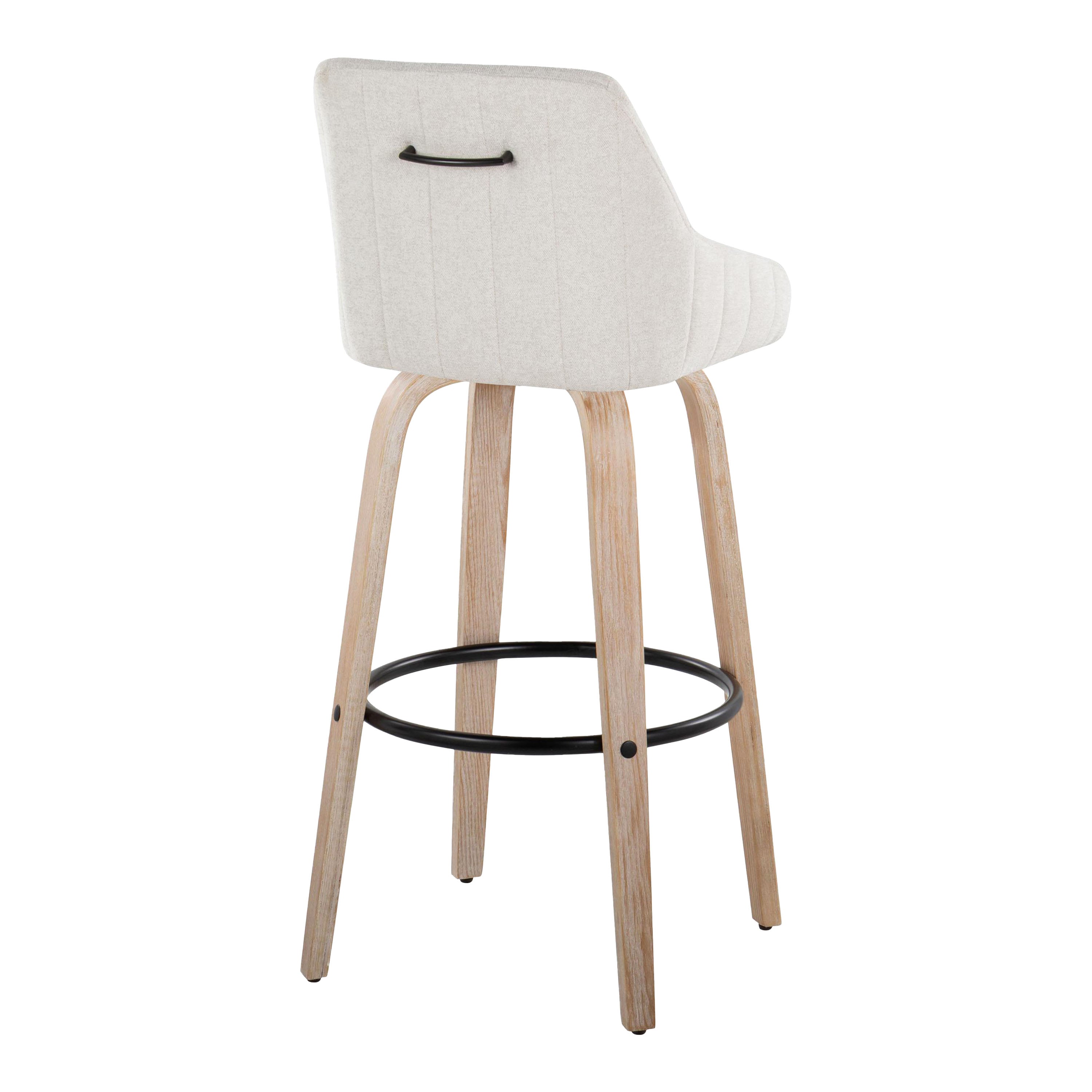 30" Fixed-Height Barstool with Swivel