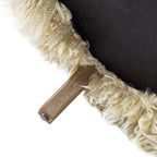 Enchante 28.5" New Zealand Sheepskin Accent Arm Chair