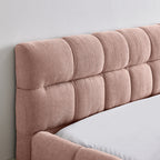 Queen Size Upholstered Bed Frame with Headboard