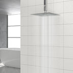 10" Square Rainfall Shower Head, Wall/Ceiling Mounted