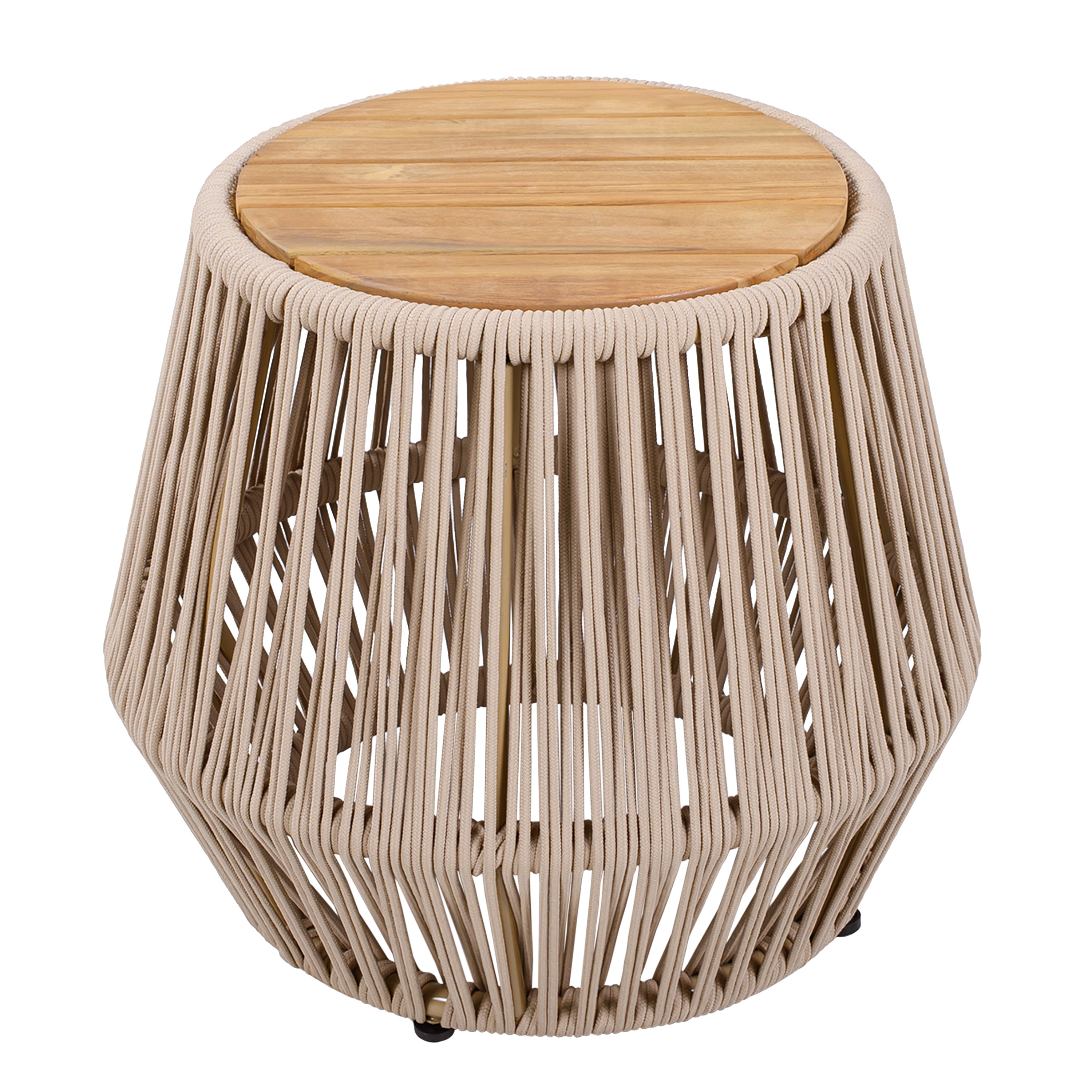 Acacia Wood Side Table
