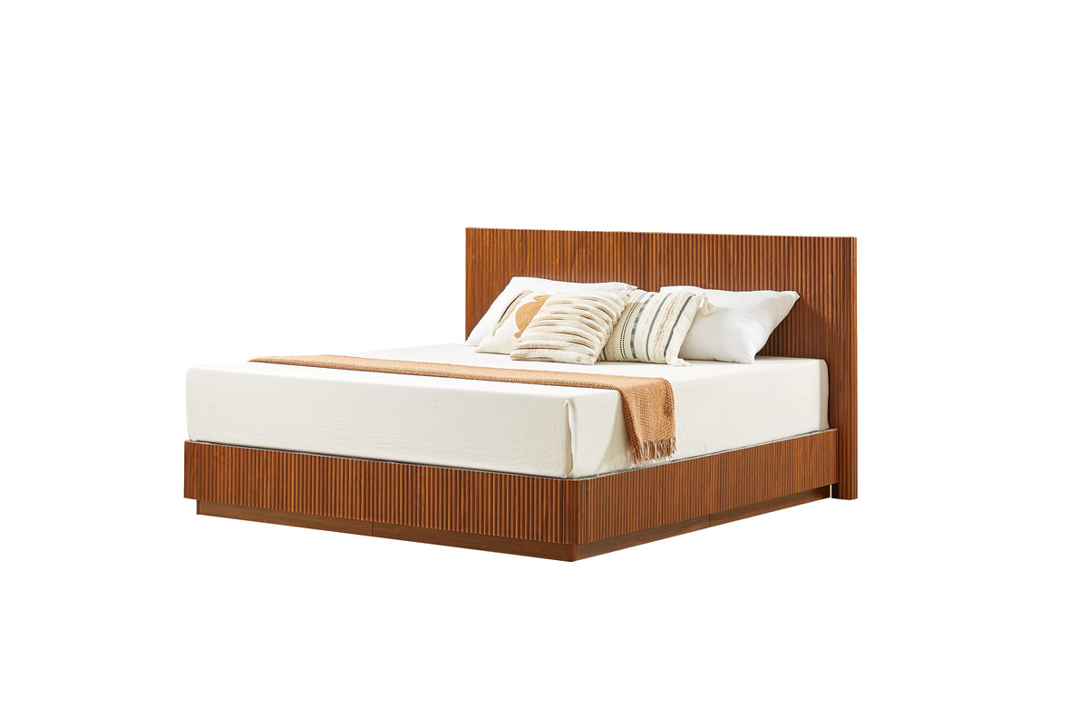 King Size Bed Frame With LED Lights