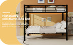 Twin Over Twin Metal Bunk Bed for Kids