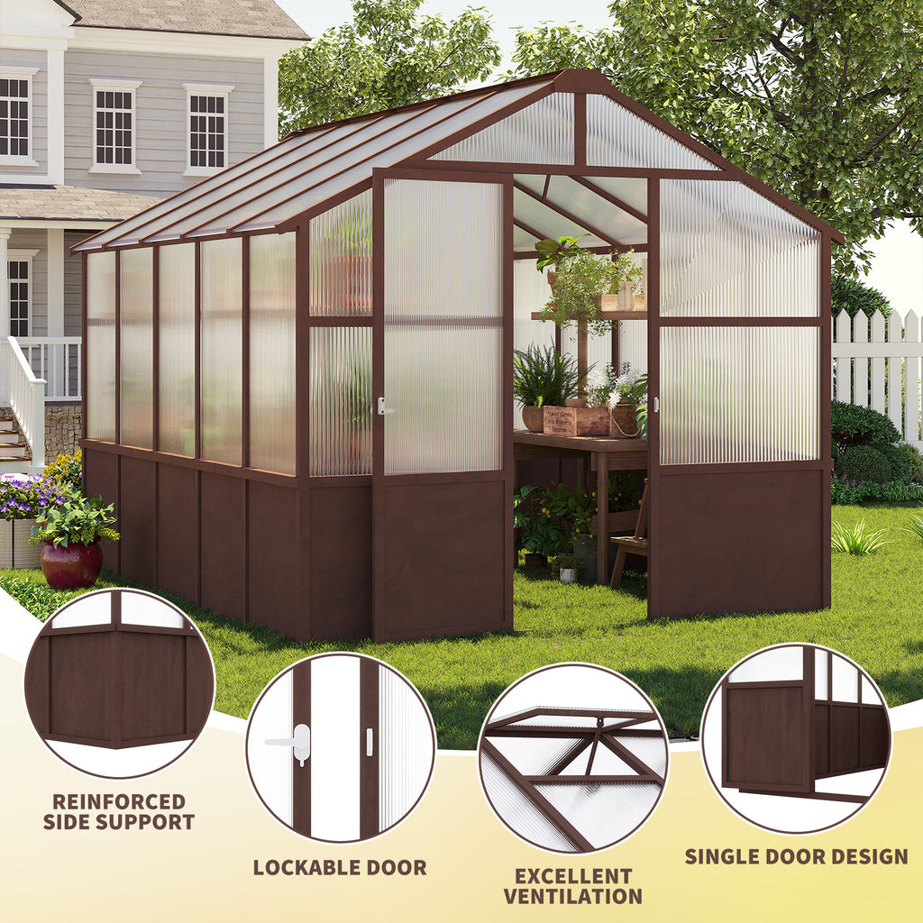 8x10 FT Greenhouse Kit