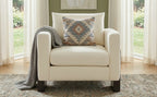 Modern Accent Chair with Rubberwood Legs