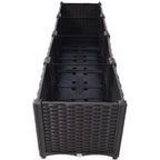 Deep Raised Garden Bed Plastic Planter Boxes