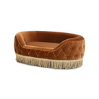 Monroe 33" Dog Sofa Bed in Burnt