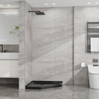 Goodyo 36 in. Corner Drain Neo-Angle Shower Base