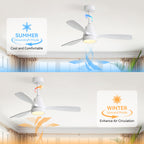 48 Inch Wood Ceiling Fan With Light