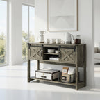 46" Modern Farmhouse Entryway Table