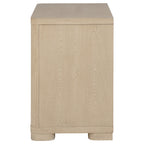 Mirador Light Elm 2-Drawer Nightstand Bedside Table