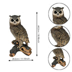 Simulated Owl Resin Garden Statue