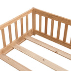 Full Size Floor Bed with Door