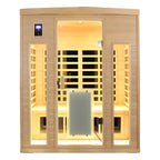 Hemlock Wood Far-Infrared Indoor Three Person Sauna Room