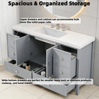 60" Bathroom Vanity with Separate Sink