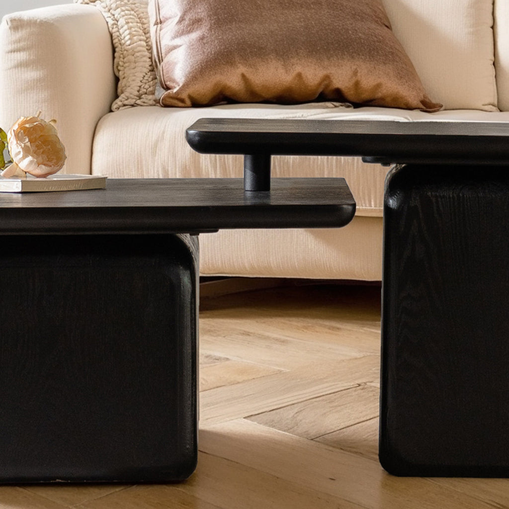 Vintage Fashion Style Square Coffee Table Set