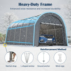 Heavy-Duty 12x20 FT Carport Canopy