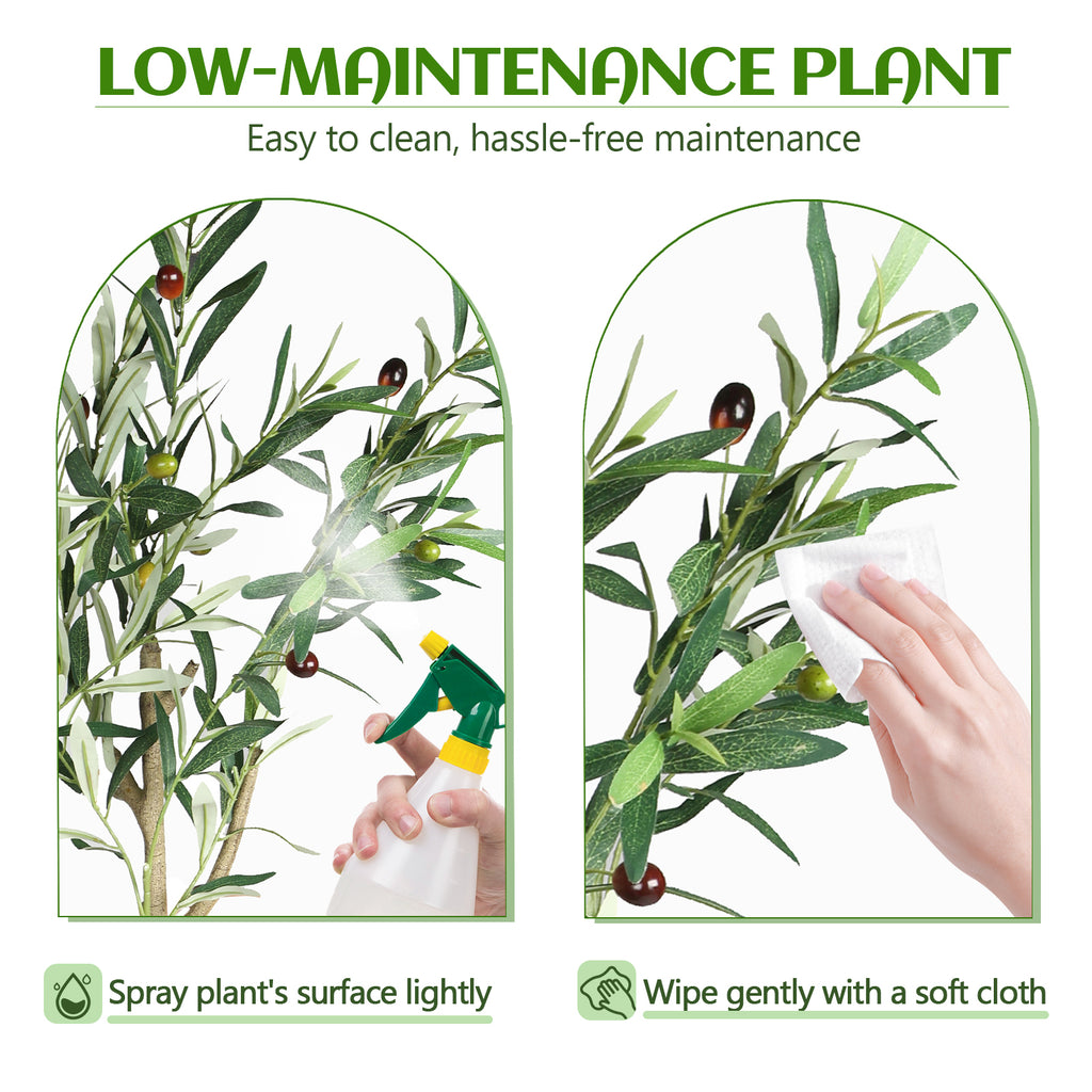 7FT Artificial Olive Tree Indoor Tall Faux Plant
