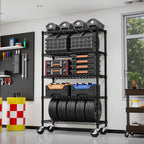 5-Shelf Wire Storage Shelving Unit