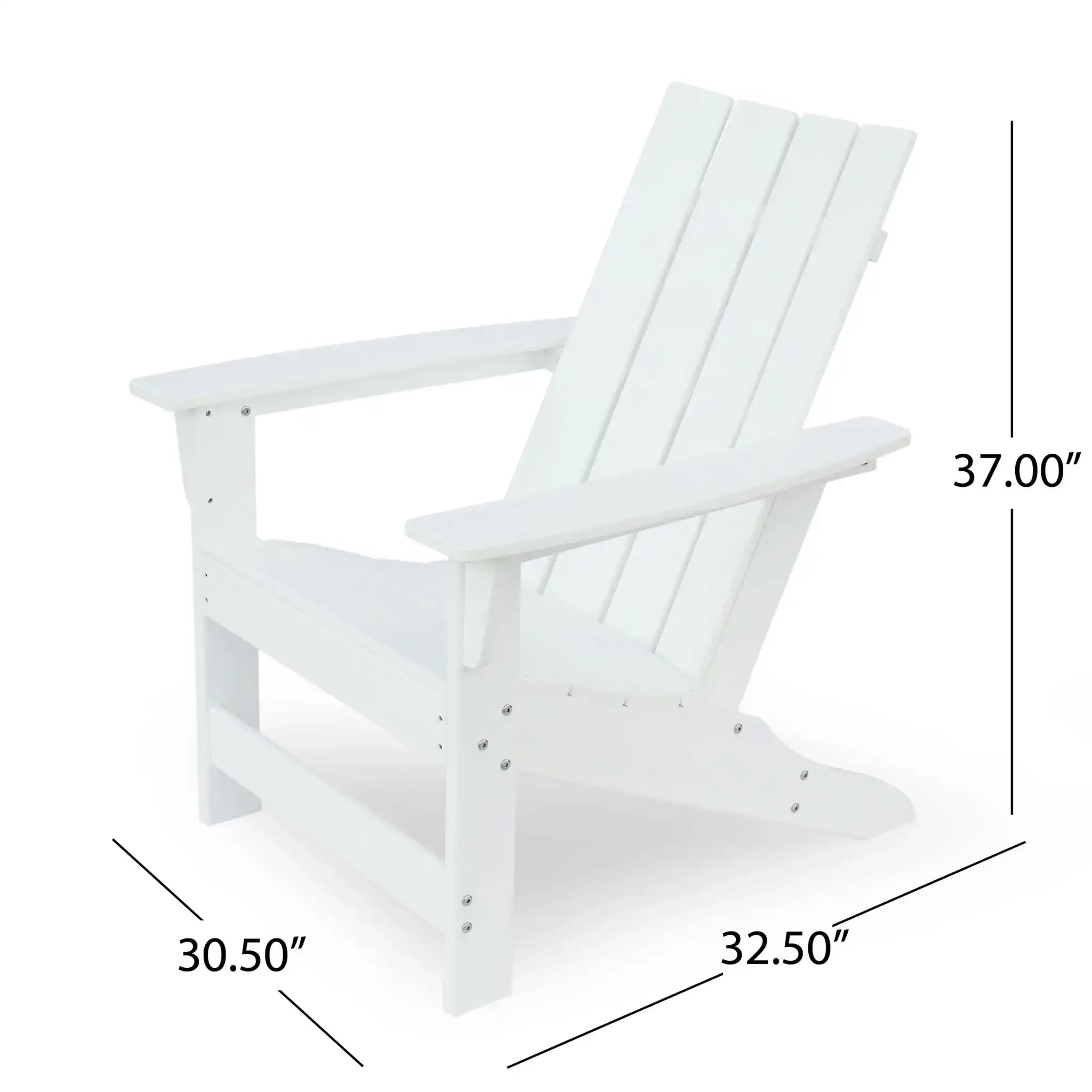 Enigmara Outdoor High Density Resin Adirondack Chair