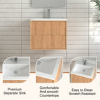 24'' Floating Bathroom Vanity Set