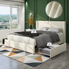 Anna Patented 2-Drawer Storage Bed - Queen Size