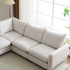 99 Inch Oversize 5-Piece L Shaped Sectional Sofa