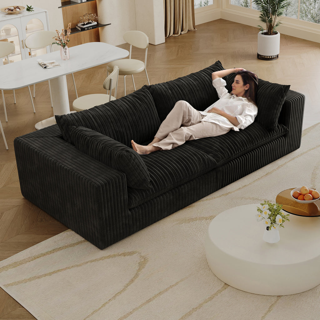 Y137 Modular 2-Seater Sofa - Black