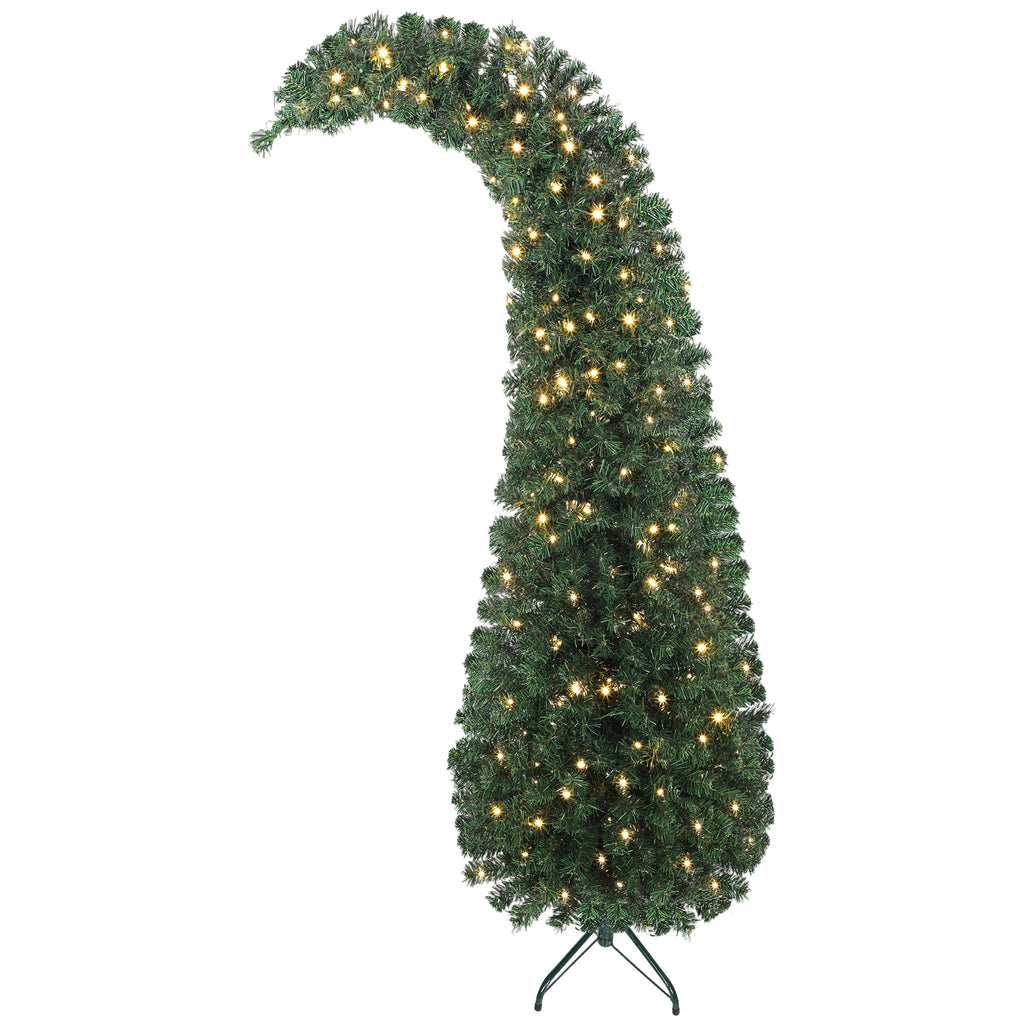 Homcom 6 ft Prelit Whimsical Christmas Tree
