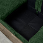 96.5" Sectional Couch for Living Room with Ottoman