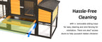 119.5” Outdoor Wooden Chicken Coop with Run