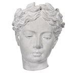 Small Visage Cement Wall Planter Wall Vase