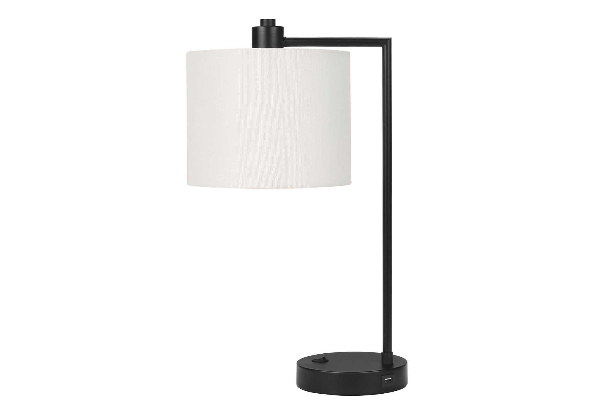 19"h Table Lamp with USB Port