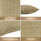 Outdoor/Indoor Throw Pillows, Decorative Throw Pillows with Inserts