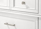 White 5 Drawer Chest