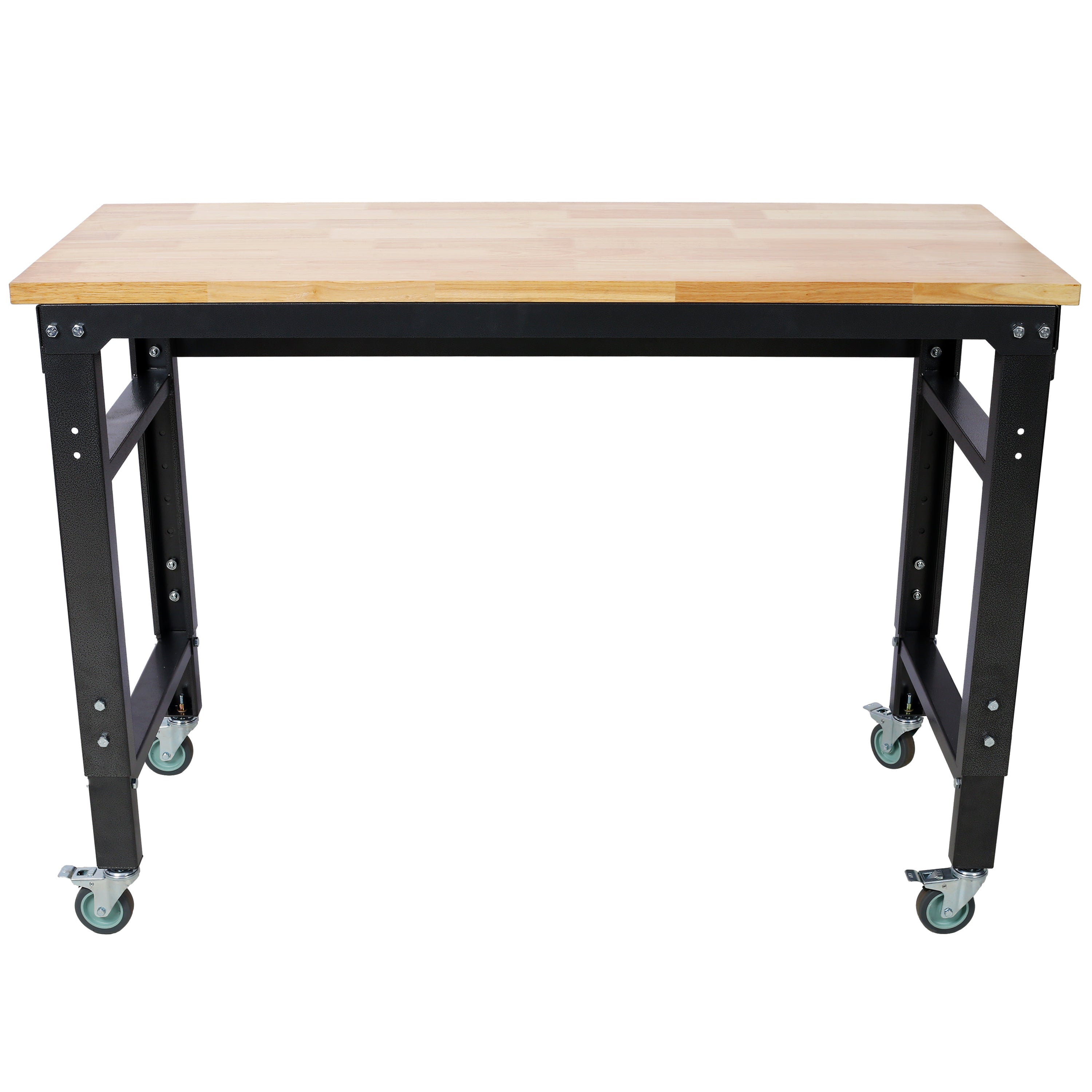 Adjustable Height 48" Wide Rolling Workbench