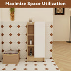 16" Medium Light Bathroom Storage