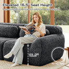 U-Shaped Boneless Sofa with High Density Sponge