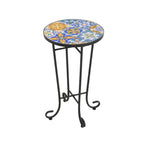 Colorful Black Patio Side Table