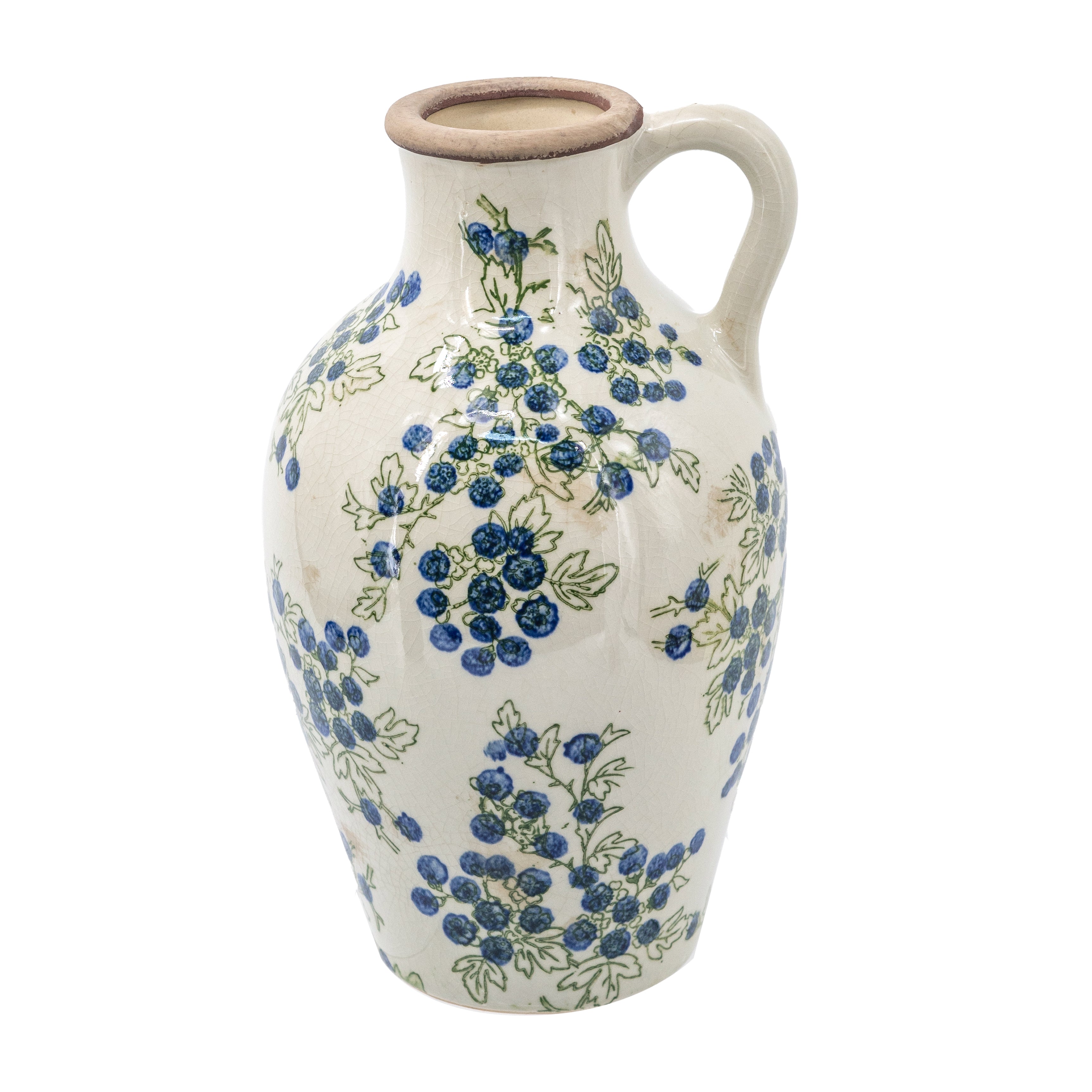Vintage European Pottery-Inspired Vase