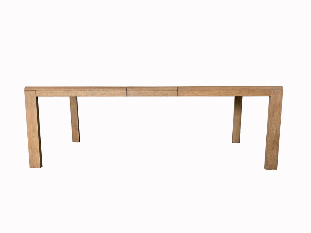 Leg Dining Table with Leaf - Latte