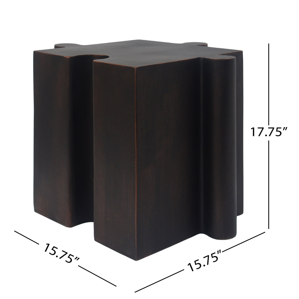 2-Piece Artistic Puzzle Table Set